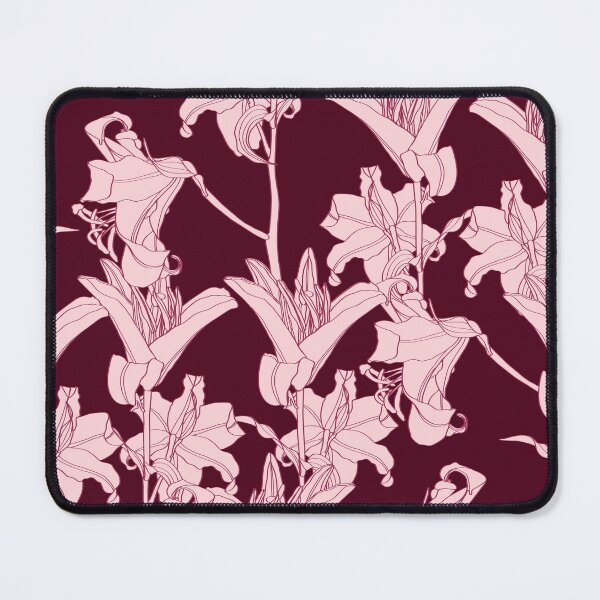 Item preview, Beautiful outline Floral pattern lily flowers. Seamless texture. designed and sold by MatyKotiv.