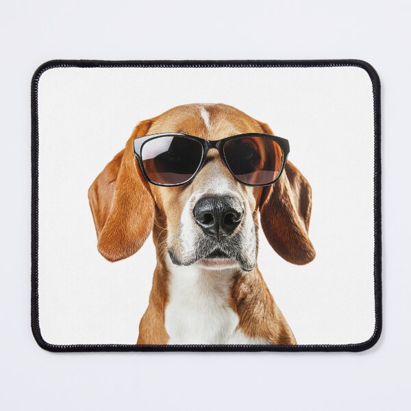 Item preview, Funny cool English Foxhound Dog wearing sunglasses designed and sold by LazyOwlStore.