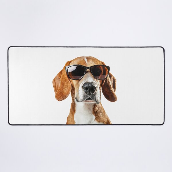 Item preview, Funny cool English Foxhound Dog wearing sunglasses designed and sold by LazyOwlStore.