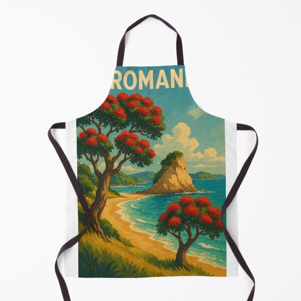 Item preview, Coromandel Peninsula with Cathedral Cove and Pohutukawa designed and sold by Places On Earth.
