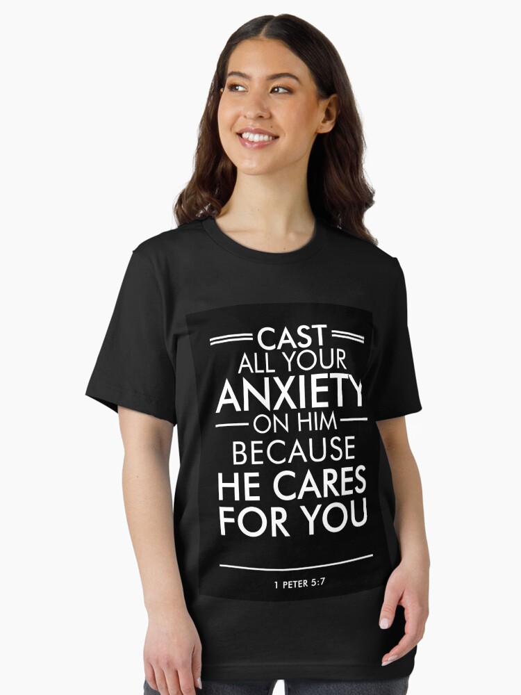Cast All Your Anxiety Women T Shirt Cast All Your Anxiety Women T Shirt