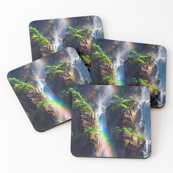 Item preview, Majestic waterfall cascading designed and sold by CoolPixels.