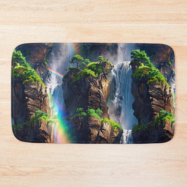 Item preview, Majestic waterfall cascading designed and sold by CoolPixels.