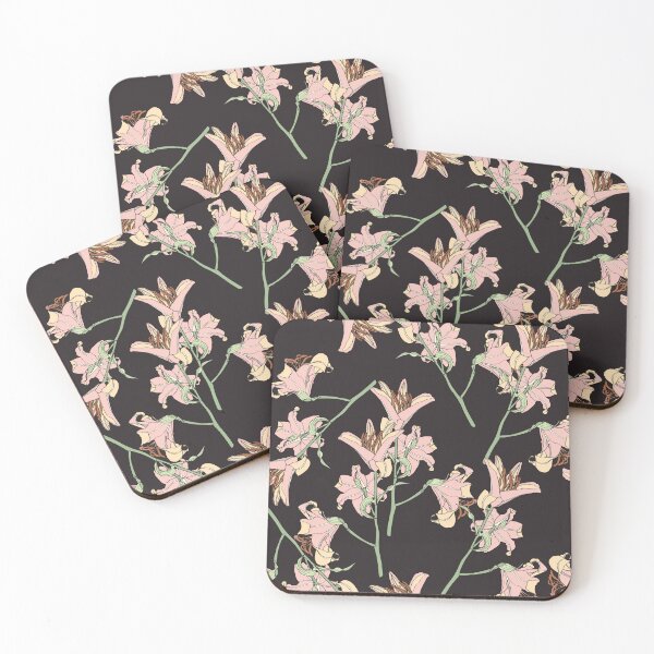 Item preview, Beautiful outline Floral pattern lily flowers.  designed and sold by MatyKotiv.