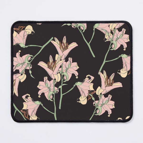 Item preview, Beautiful outline Floral pattern lily flowers. designed and sold by MatyKotiv.