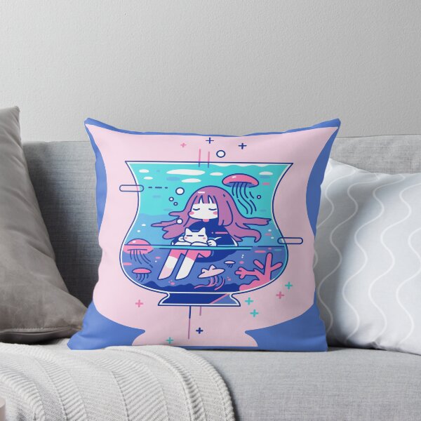 Item preview, Ocean Vibes Only Kawaii Chill in a Glass designed and sold by Bearabilia.