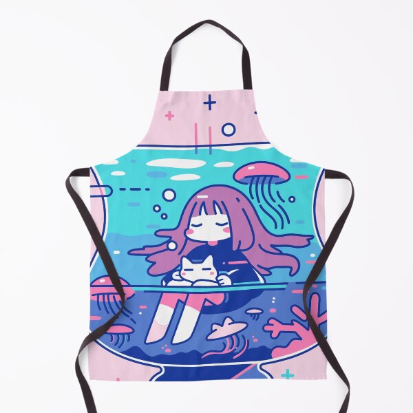 Item preview, Ocean Vibes Only Kawaii Chill in a Glass designed and sold by Bearabilia.