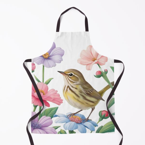 Item preview, "Warbler Hopping Through a Pastel Garden" designed and sold by STmez Design.
