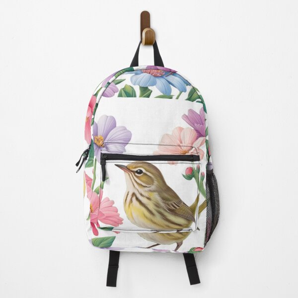Item preview, "Warbler Hopping Through a Pastel Garden" designed and sold by STmez Design.