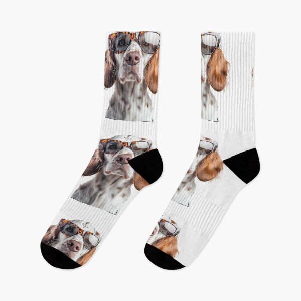 Artikelvorschau, Lustiger cooler English Setter Hund mit Sonnenbrille entworfen und verkauft von LazyOwlStore.