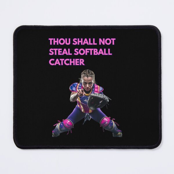 Item preview, Thou Shall Not Steal Softball Catcher designed and sold by TrendsLook.