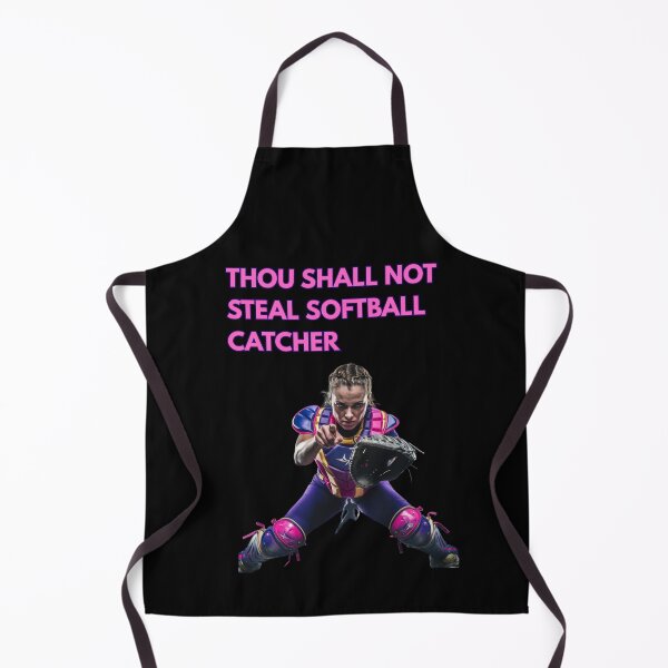 Item preview, Thou Shall Not Steal Softball Catcher designed and sold by TrendsLook.