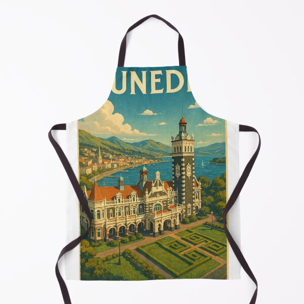 Item preview, Dunedin Railway Station and Otago Coastline New Zealand designed and sold by Places On Earth.