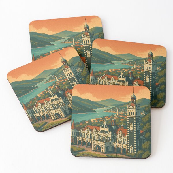 Item preview, Dunedin Railway Station in Otago Coastline New Zealand designed and sold by Places On Earth.