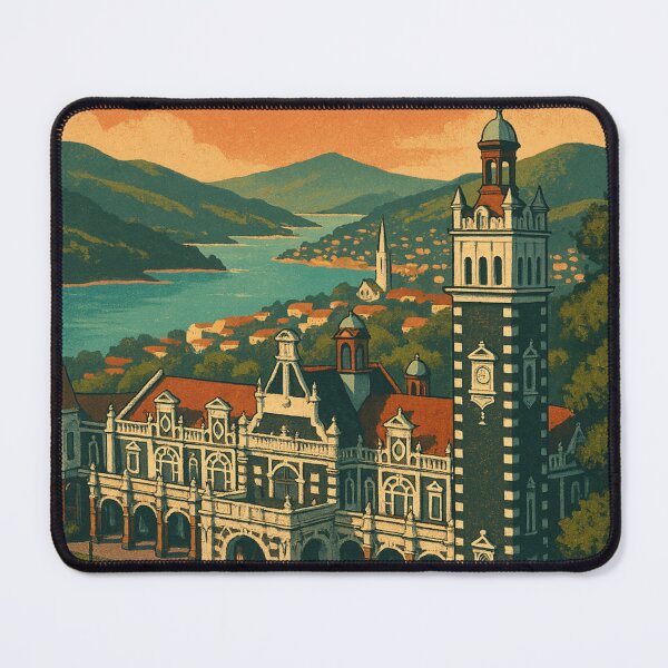 Item preview, Dunedin Railway Station in Otago Coastline New Zealand designed and sold by Places On Earth.