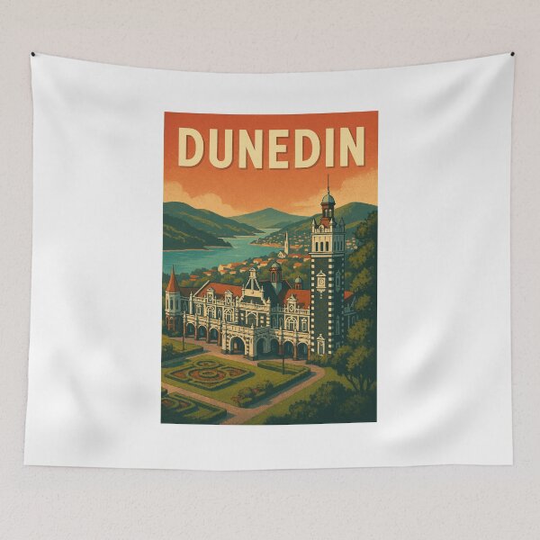 Item preview, Dunedin Railway Station in Otago Coastline New Zealand designed and sold by Places On Earth.