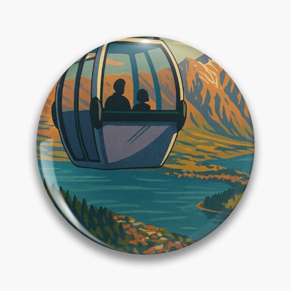 Item preview, Skyline Gondola and Remarkables in Queenstown New Zealand designed and sold by Places On Earth.