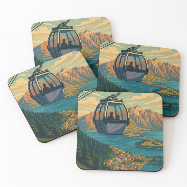 Item preview, Skyline Gondola and Remarkables in Queenstown New Zealand designed and sold by Places On Earth.