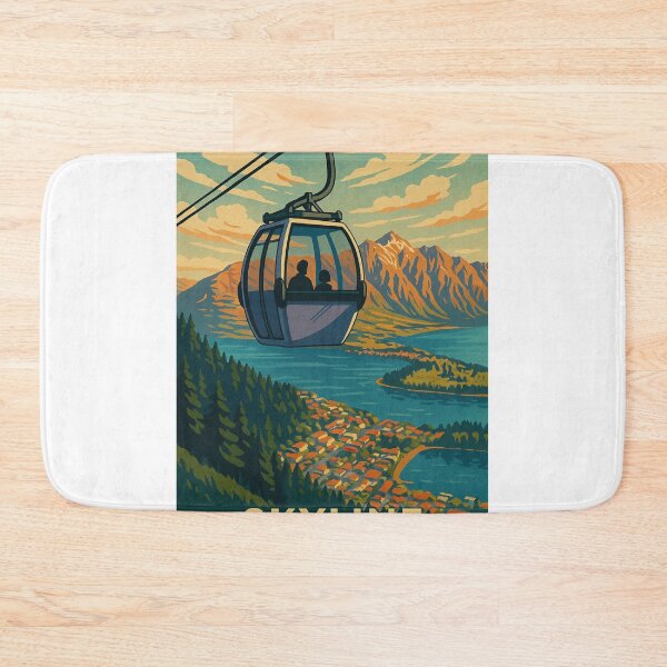 Item preview, Skyline Gondola and Remarkables in Queenstown New Zealand designed and sold by Places On Earth.