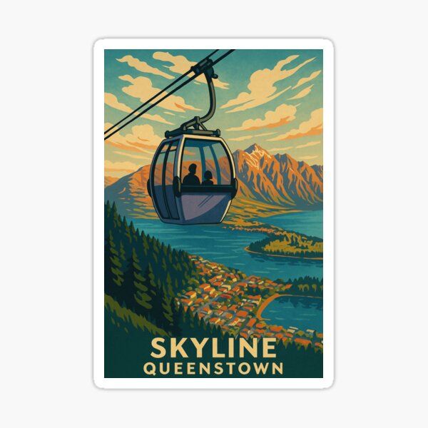 Item preview, Skyline Gondola and Remarkables in Queenstown New Zealand designed and sold by placesonearth.