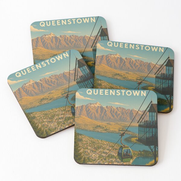 Item preview, Skyline Gondola View and Remarkables in Queenstown New Zealand designed and sold by Places On Earth.
