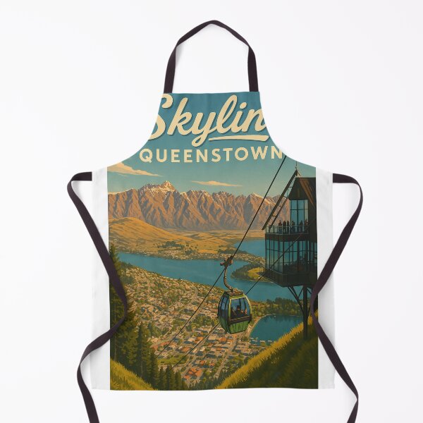 Item preview, Skyline Gondola View and Remarkables in Queenstown New Zealand designed and sold by Places On Earth.