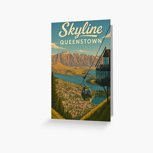 Item preview, Skyline Gondola View and Remarkables in Queenstown New Zealand designed and sold by placesonearth.