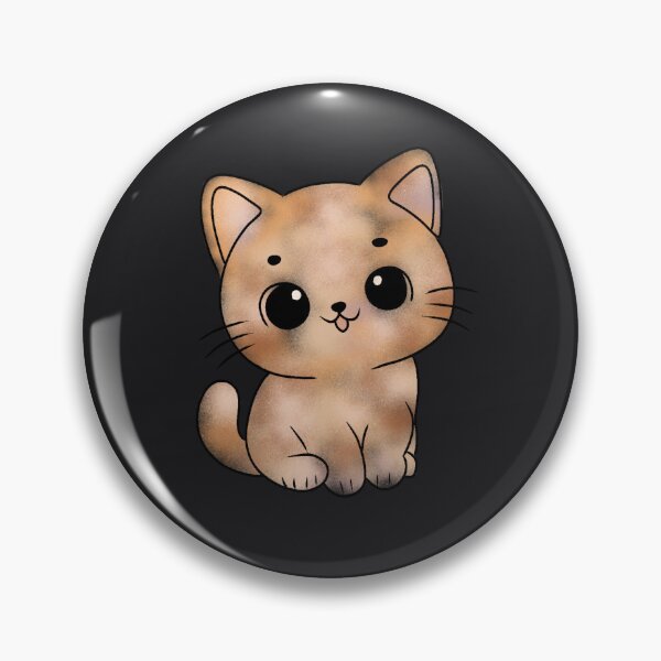 Item preview, Adorable Chibi-Style Cute Brown Kitten designed and sold by majownik.