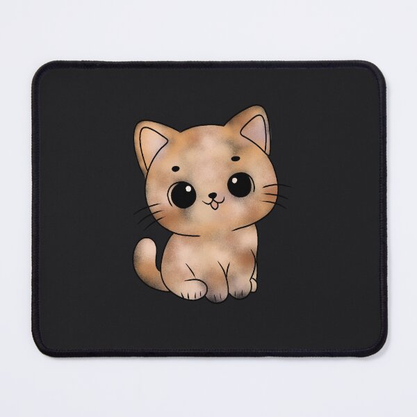 Item preview, Adorable Chibi-Style Cute Brown Kitten designed and sold by majownik.