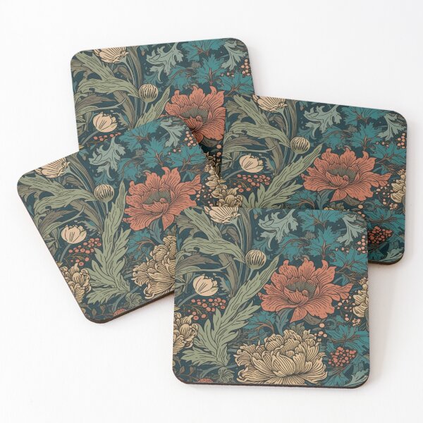 Item preview, Blue Vintage Floral - Art Nouveau - William Morris designed and sold by DreamersPlan.