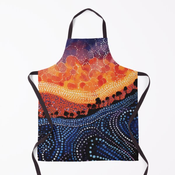 Item preview, Aboriginal Inspired Dot Art - With Sunset Glow designed and sold by GrinGalore.