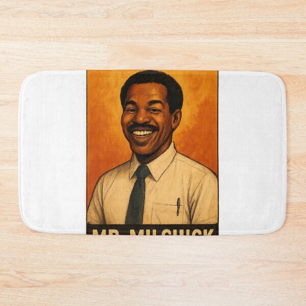 Item preview, Mr Milchick in Retro Corporate Airline Style Portrait designed and sold by Places On Earth.