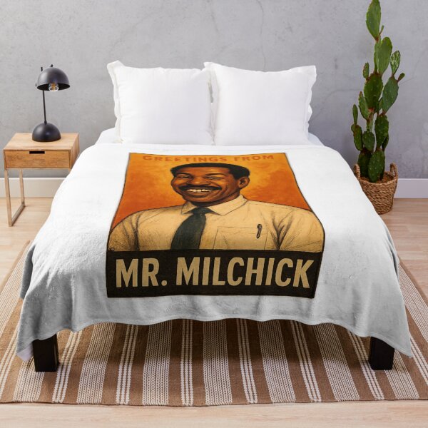 Item preview, Mr Milchick in Retro Corporate Airline Style Portrait designed and sold by Places On Earth.