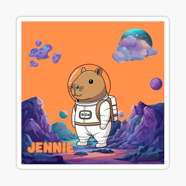 Artikel-Vorschau von Capybara Kpop Blackpink Jennie, designt und verkauft von KamshiDesigns.