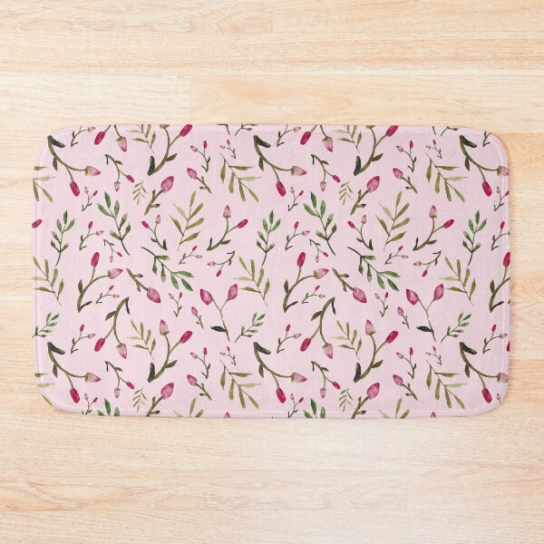 Item preview, Pink Roses Print - Ditsy - Red and Pink Floral Pattern designed and sold by DreamersPlan.