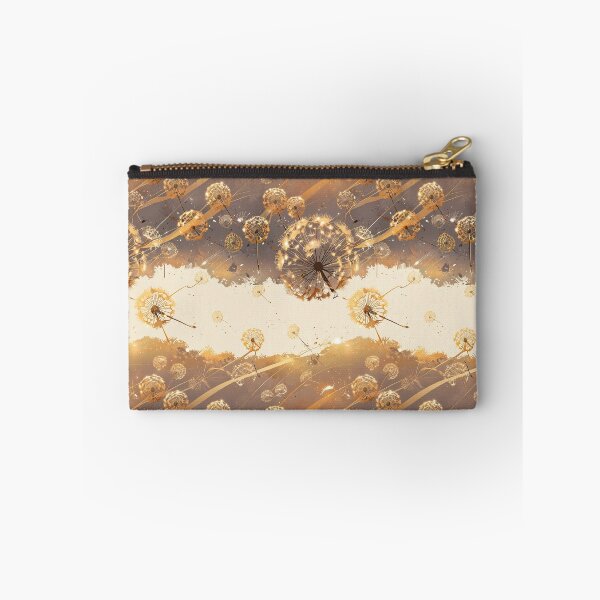 Item preview, Massive dandelion seeds floating, golden sunset designed and sold by CoolPixels.