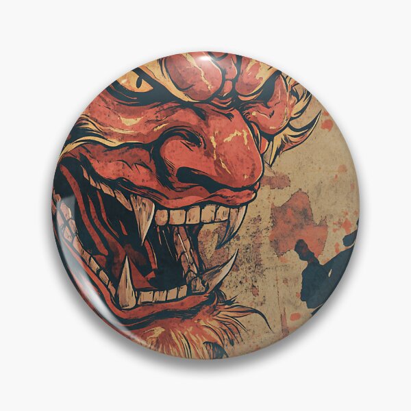 Item preview, Japanese Oni Art: Flame Claw Fury designed and sold by bapupa.