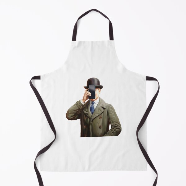 Item preview, Magritte-Inspired Parody with Mobile Phone in Face Art Lover Humour designed and sold by w1ckerman.