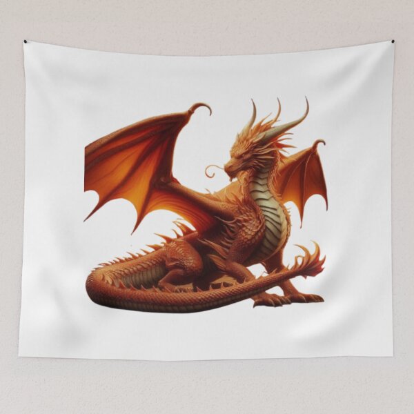 Item preview, Orange Dragon Open Wings designed and sold by kharatsuchita.