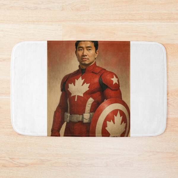 Item preview, Captain Canada Asian Superhero in Maple Leaf Armor designed and sold by Places On Earth.