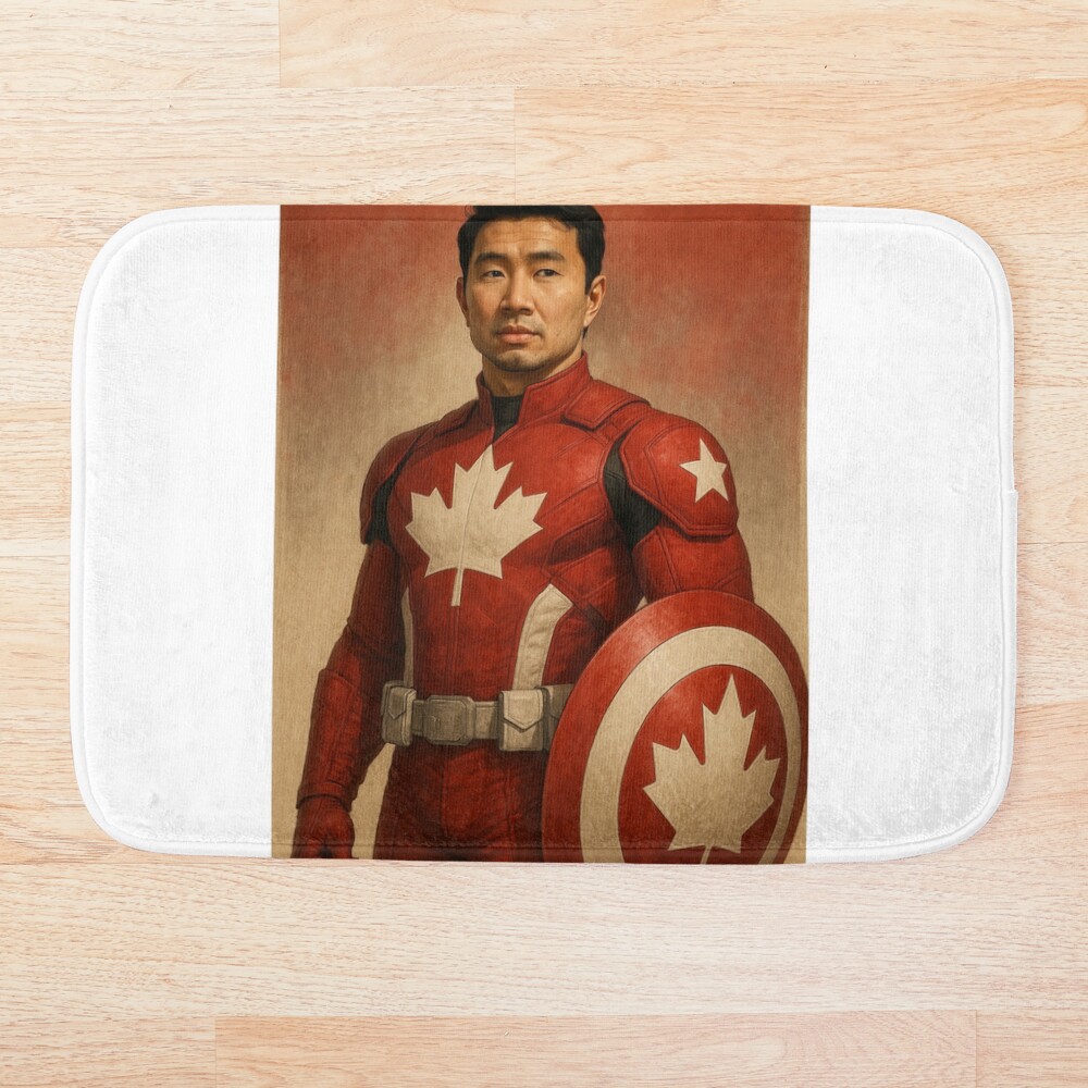 Captain Canada Asian Superhero in Maple Leaf Armor