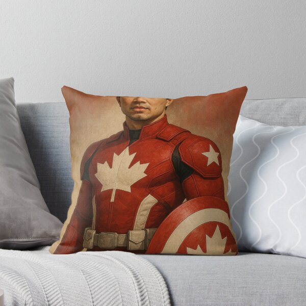Item preview, Captain Canada Asian Superhero in Maple Leaf Armor designed and sold by Places On Earth.