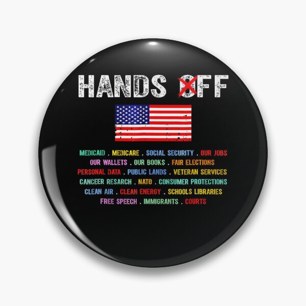 Item preview, Retro Hands Off Protest Social Security And Medicare Protest designed and sold by lidanmasi.