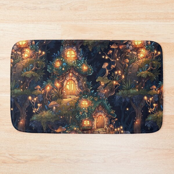 Item preview, Cozy fantasy cottage,  mystical forest designed and sold by CoolPixels.