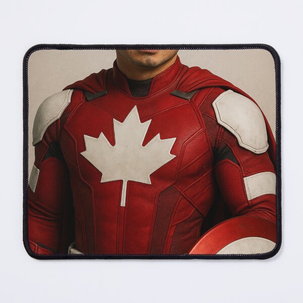 Item preview, Captain Canada Superhero in Maple Leaf Armor designed and sold by Places On Earth.