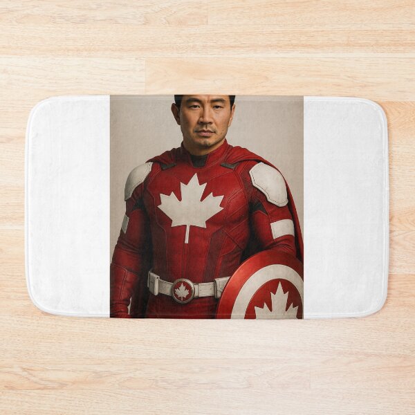 Item preview, Captain Canada Superhero in Maple Leaf Armor designed and sold by Places On Earth.