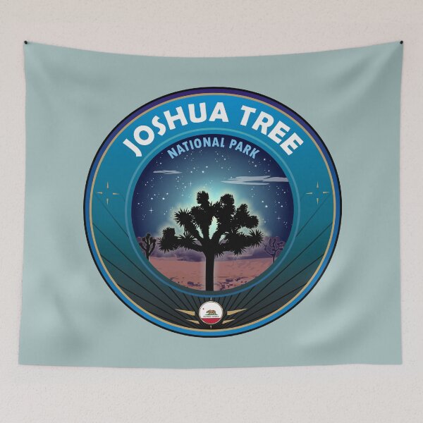 Item preview, Joshua Tree National Park nature landscape at night designed and sold by studioss76.