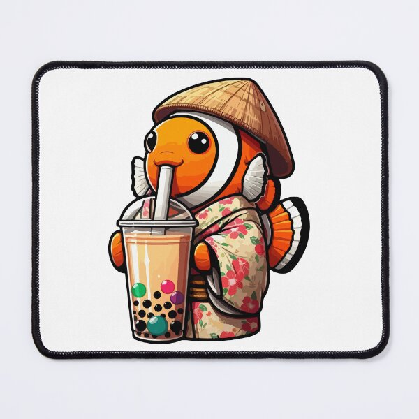 Item preview, Clownfish Bubble Boba Tea Anime Cute Kawaii designed and sold by Artistoos.