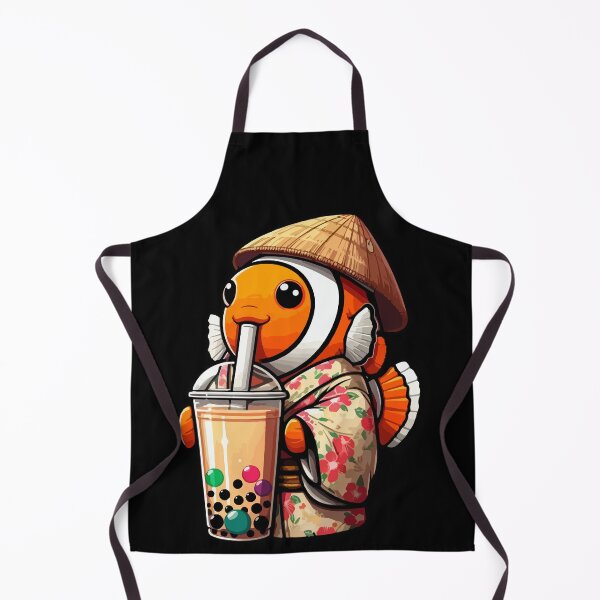 Item preview, Clownfish Bubble Boba Tea Anime Cute Kawaii designed and sold by Artistoos.