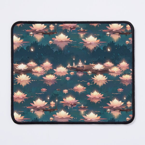 Item preview, Blooming lotus flowers, yoga meditation, peaceful designed and sold by CoolPixels.